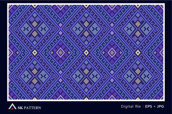 Ethnic Pattern Vector Design for Holiday Embroidery
