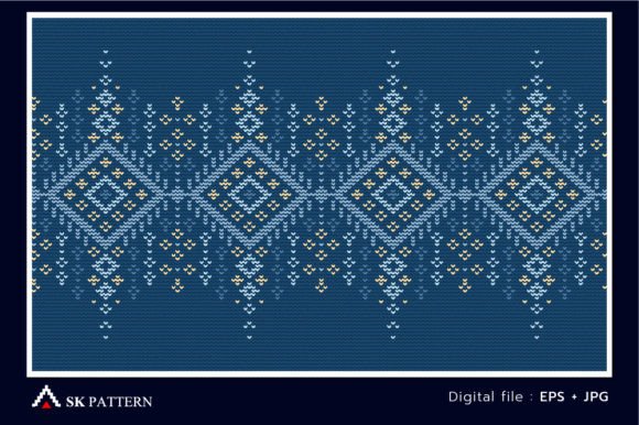 Evaluating Embroidery Pattern and Knitted Repeat