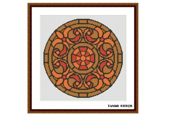Review: Stained Glass Orange Ornament Embroidery
