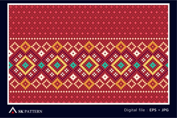 Review: Vector Embroidery Pattern Background for Boutique Sweatshirts