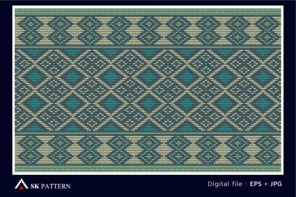 Reviewing Cross Stitch Pattern, Embroidery Design for Merch