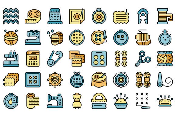 Reviewing Embroidery Class Icons for Etsy Shops