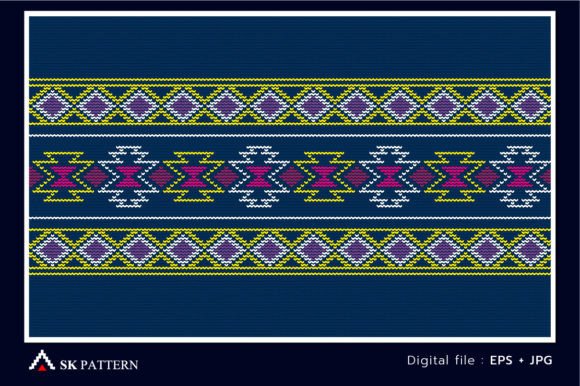 Reviewing Embroidery Motif Tribal Style Vector