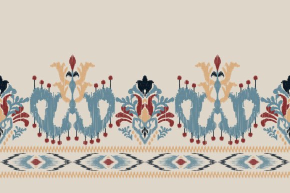Reviewing Ikat Floral Paisley Embroidery for Boutique Sweatshirts