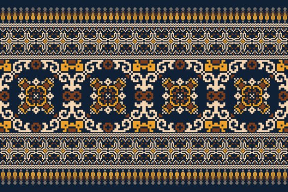 Reviewing Thai Floral Cross Stitch for Sweatshirts