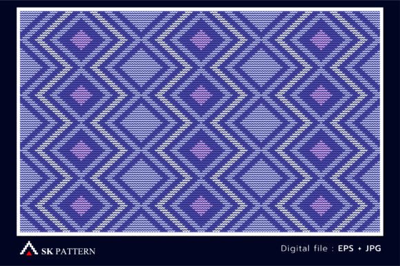 Reviewing the Purple and White Embroidery Pattern