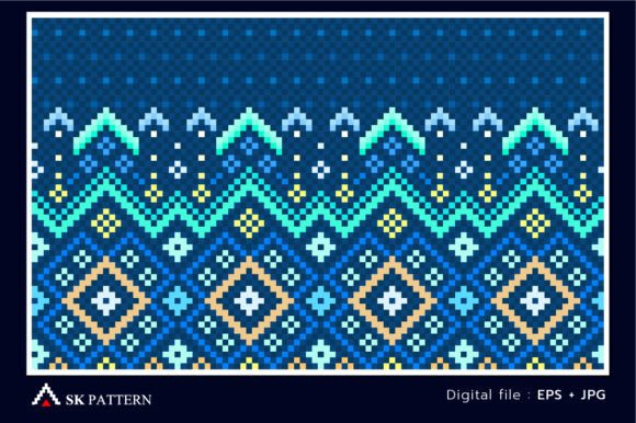 Reviewing Vector Embroidery Crochet Background for Merch